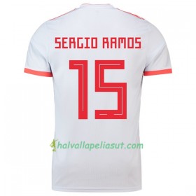 Jalkapallo Pelipaidat Espanja Sergio Ramos 15 World Cup 2018 Vieraspaita